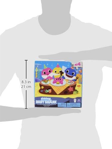 Cardinal Games 6053614 24pc Floor Puzzle Baby Shark Bodenpuzzle, 24 Teile, Mehrfarbig