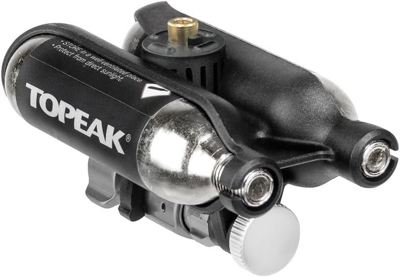 Topeak Unisex-Erwachsene Zubehör Ninja Master+ Co2 Fuelpack Fahrradzubehör, Mehrfarbig (Mehrfarbig),