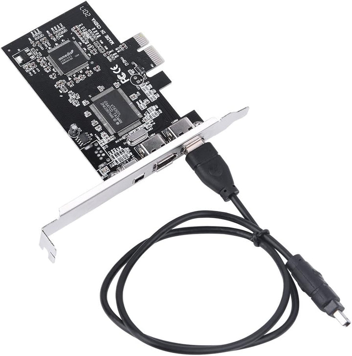 1394a-Controllerkarte, PCI-E PCI Express FireWire 1394a IEEE 1394-Controllerkarte mit Firewire-Kabel