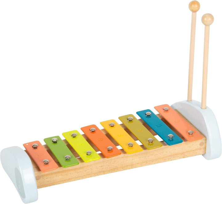 small foot Xylophon "Groovy Beats" aus Holz, Instrument für Kinder, inkl. Notenblatt, ab 18 Monaten,