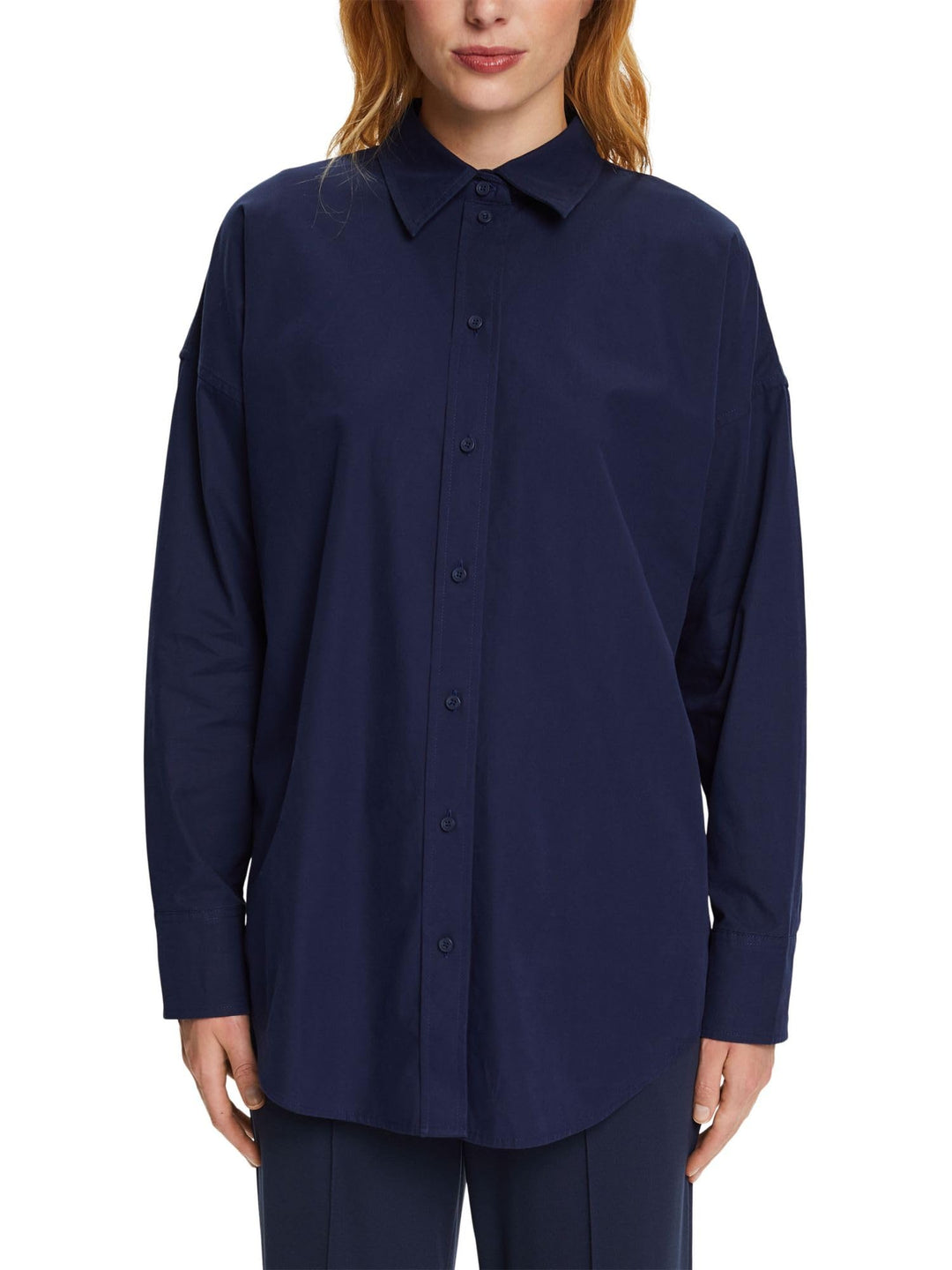 ESPRIT Oversize-Hemdbluse XXS Dark Blue, XXS Dark Blue