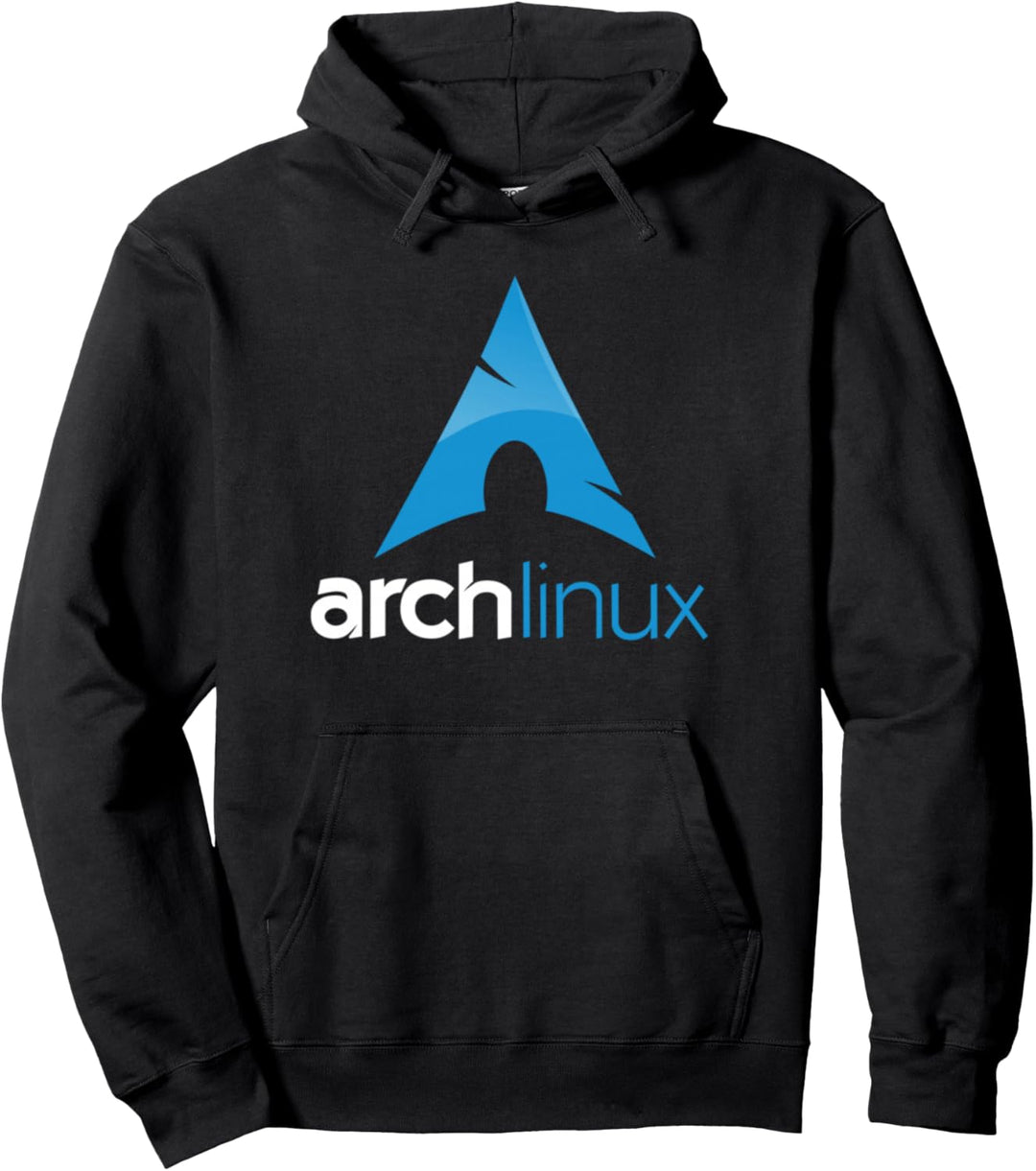 Arch Linux T-Shirt mit Tagline und Logo Open Source Os Tee Pullover Hoodie