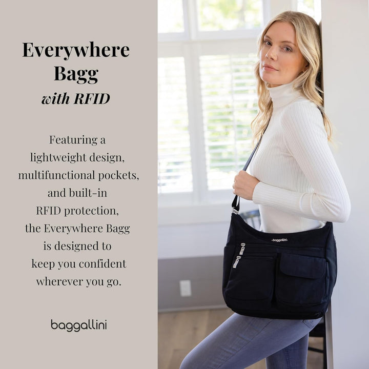 Baggallini Damen Everywhere bagg with überall Tasche mit RFID Einheitsgrösse Strand, Einheitsgrösse