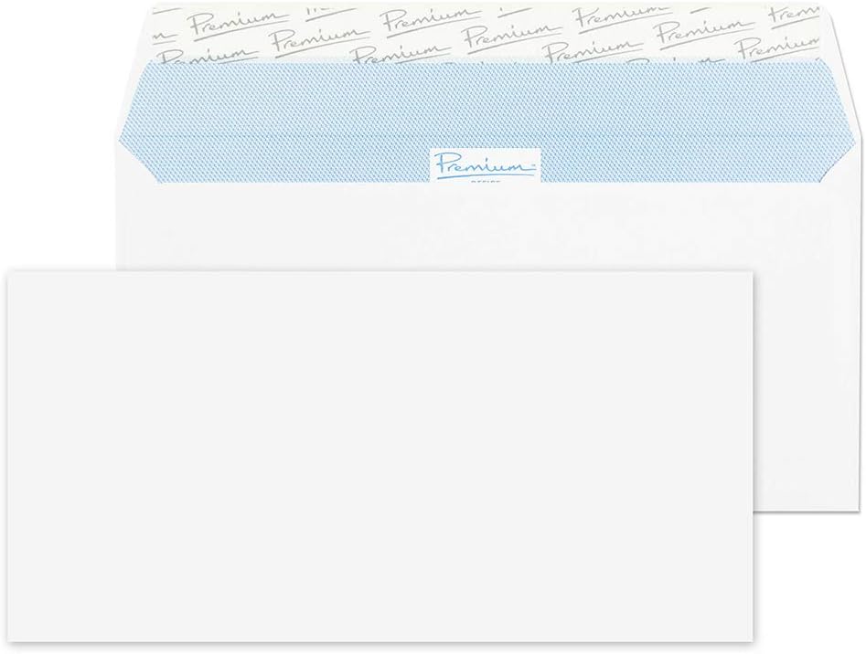 Blake Premium Office 36126DE Deutsches Fenster Versandtasche Haftklebung Ultra Weiss Wove Ohne Fenst