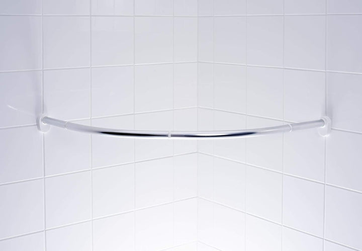 RIDDER Rundduschvorhangstange Wien Chrom glänzend 90x90 cm 90x90 cm Chrom Glänzend, 90x90 cm Chrom G