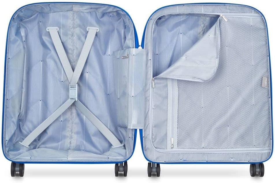 DELSEY PARIS - Clavel – Hartschalenkoffer Slim – 55 x 40 x 20 cm – 35 Liter – S – Blau Klein, Klein