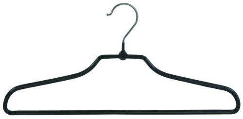 25 x Metall-Kleiderbügel 40 cm rutschhemmend beschichtet