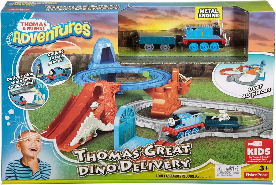 Fisher Price - Thomas & Friends Adventures - Collectible Railway - Great Dino Delivery Playset (Fbc6