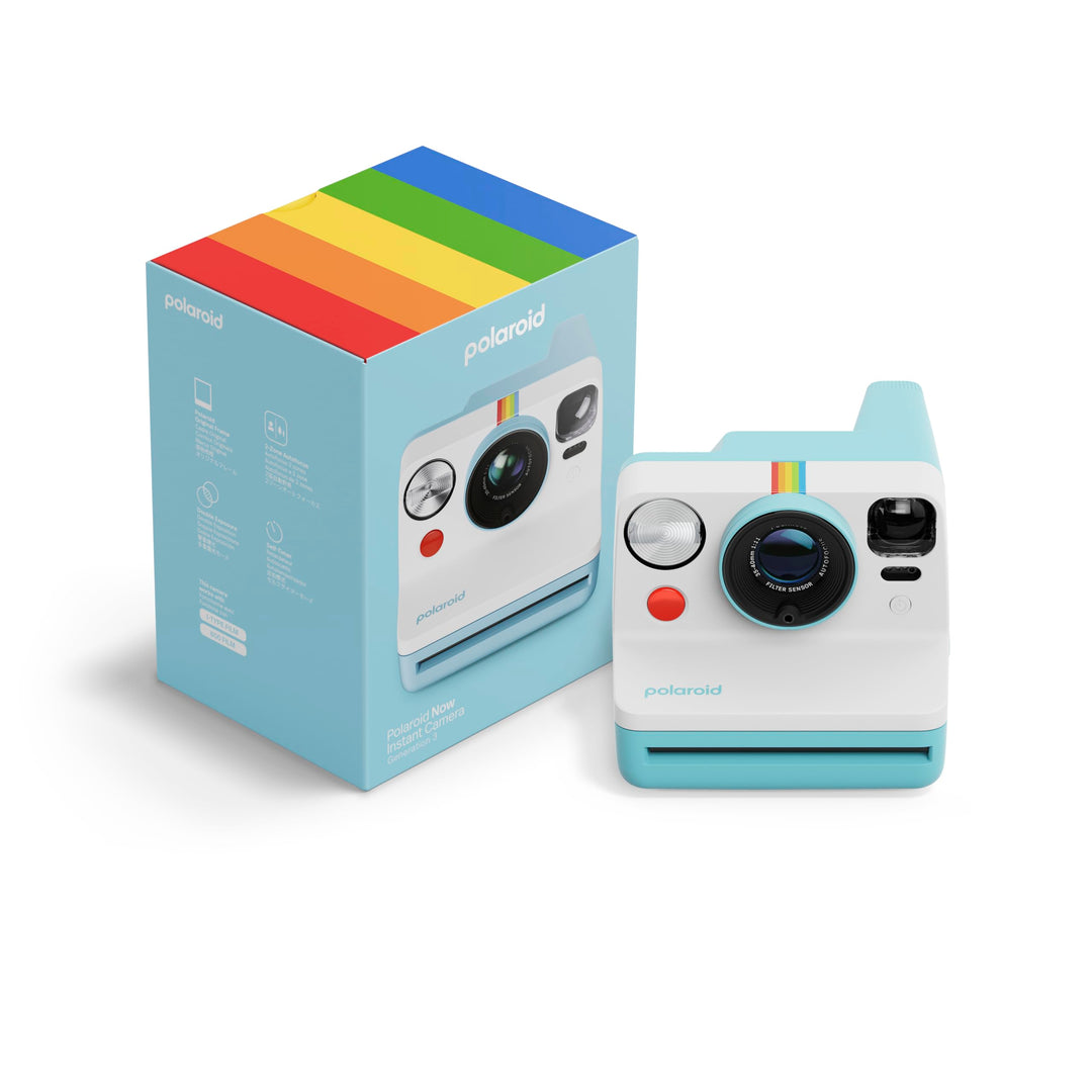 Polaroid – Now Generation 3 – Sofortbildkamera – Arktisblau (9157) Kamera Arktisblau, Kamera Arktisb
