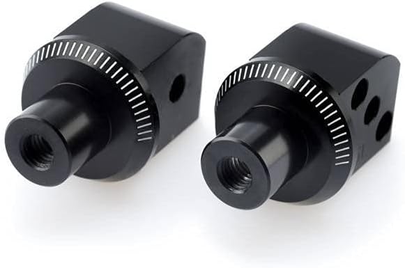 Puig Fussrasten Adapters Set Beifahrer 6351N für Kawasaki Er-6F 06'-16', Kawasaki Er-6N 05'-16', Kaw