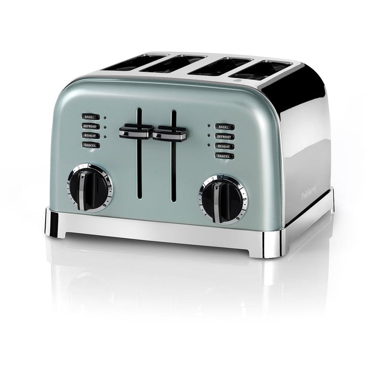Cuisinart CPT180GE Style Collection 4-Schlitze-Toaster, Edelstahl, helles Pistaziengrün Green, Green