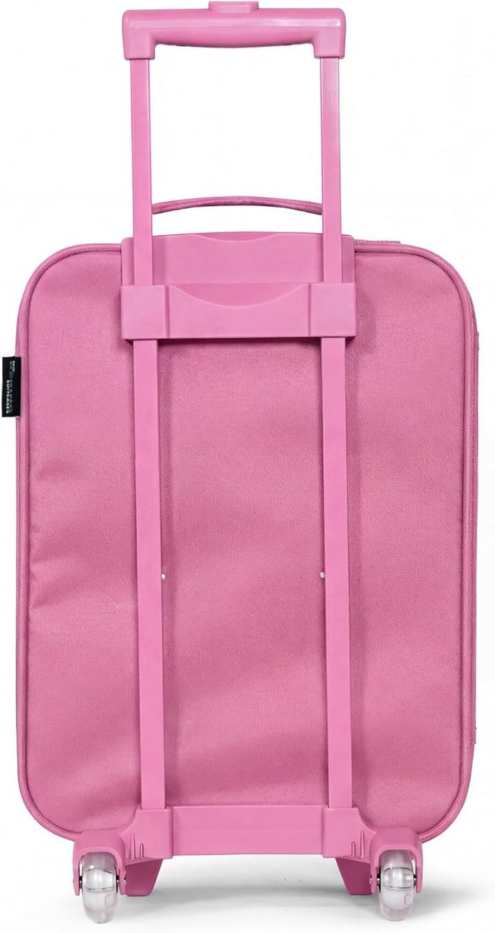 NoBoringSuitcases.com® Kinderkoffer Rosa Klein 48x31x19 cm Reisekoffer Pink Kleiner Kinder Koffer mi