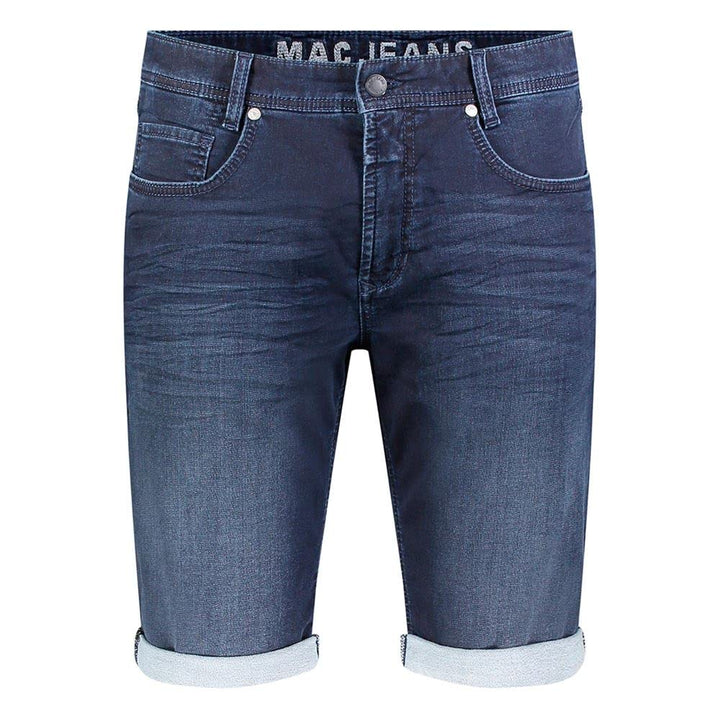MAC Jeans Herren Jog'n Jeans Light Sweat Denim Bermuda Shorts (W35, Dunkelblau Denim)
