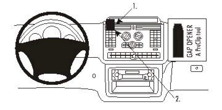 Brodit 853364 ProClip Halterung