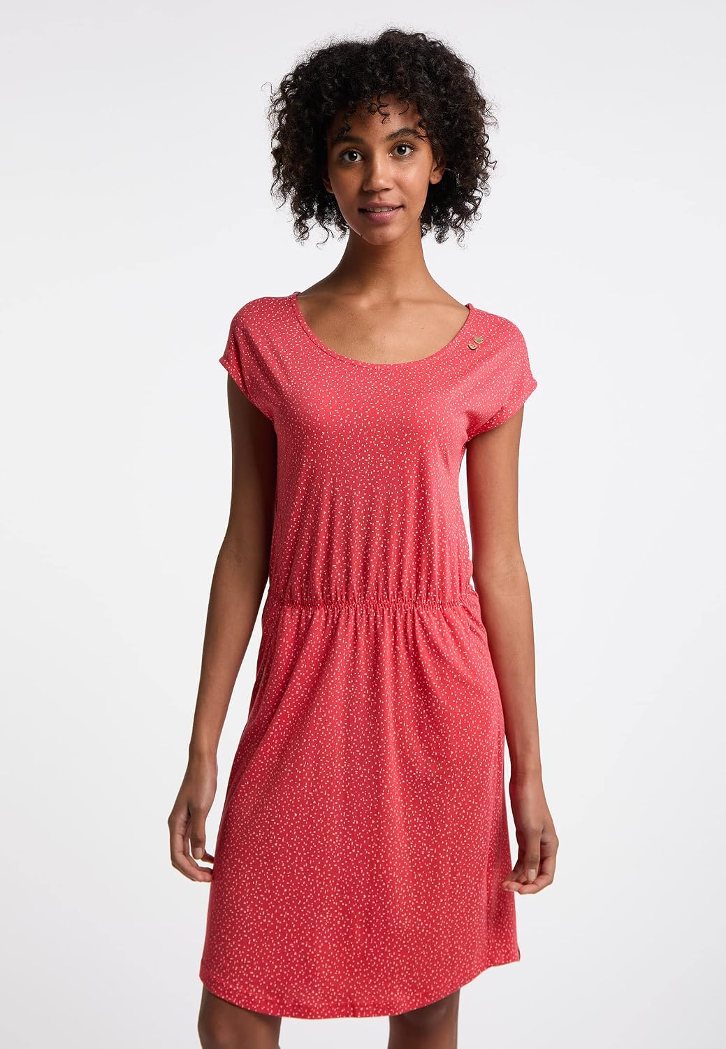 Ragwear LILITHE Damen Frauen Kurzarmkleid,Kleid,Freizeitkleid,Sommerkleid,Shirtkleid,Kurzarm,Gummizu