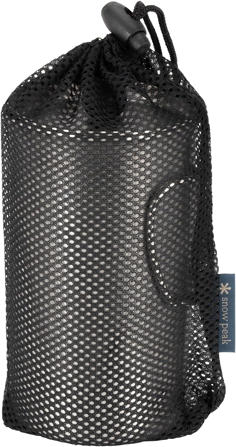 Snow Peak Titanium French Press, Silber, leichte Kaffeepresse für Zuhause, Rucksackreisen, Camping u
