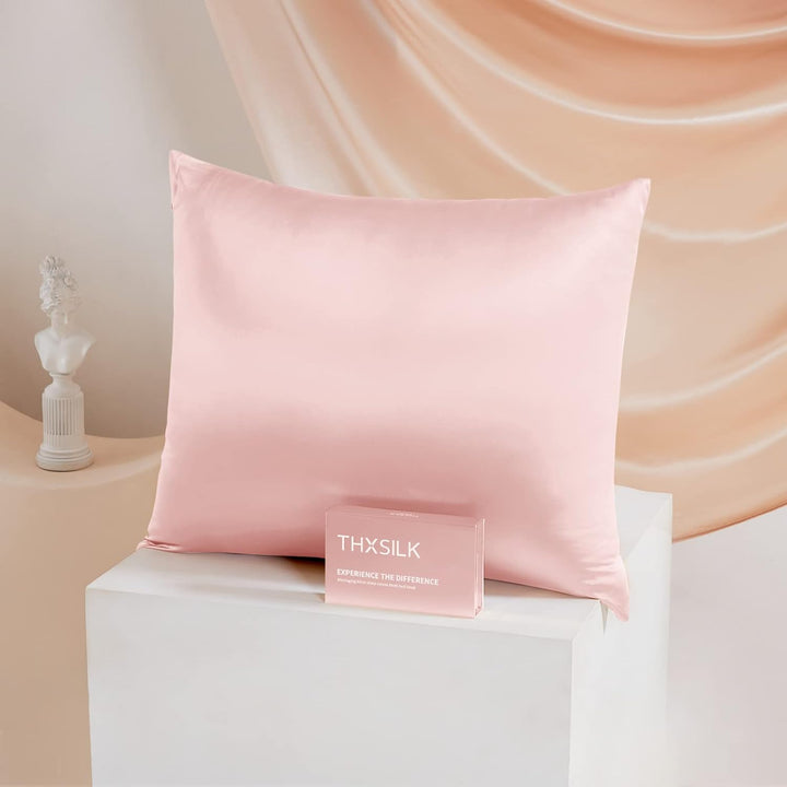 THXSILK 25 Momme Seide Kissenbezug für Haar und Haut - Maulbeerseide Kissenbezug - Hypoallergen mit