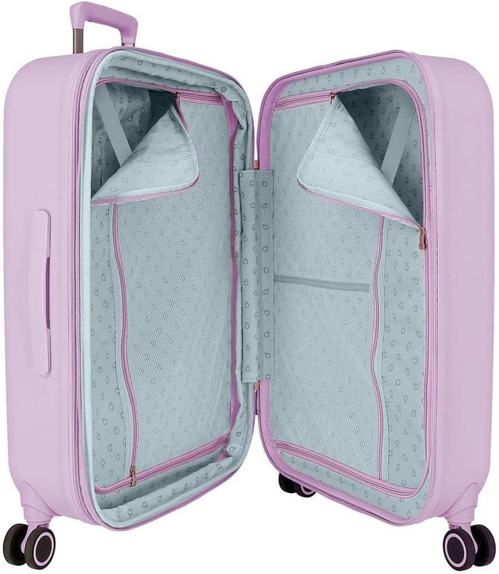 Disney Mickey Happiness Anpassbarer Koffer einstellen Lila, Koffer einstellen Lila