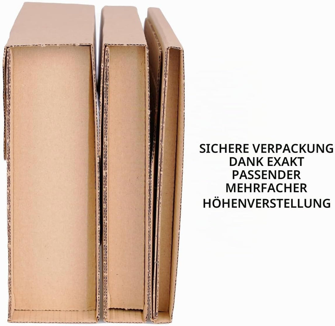 Buchverpackung 25 Stück selbstklebend für A1, 900 x 600 x 10-90 mm, Universal Wickelverpackung 25 St