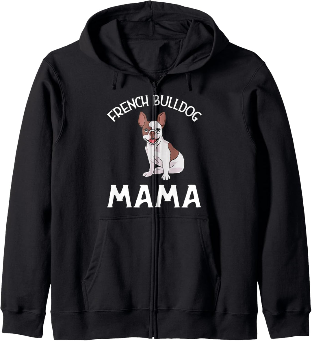 Französische Bulldogge Mama Motiv Hund Züchter Bullys Kapuzenjacke