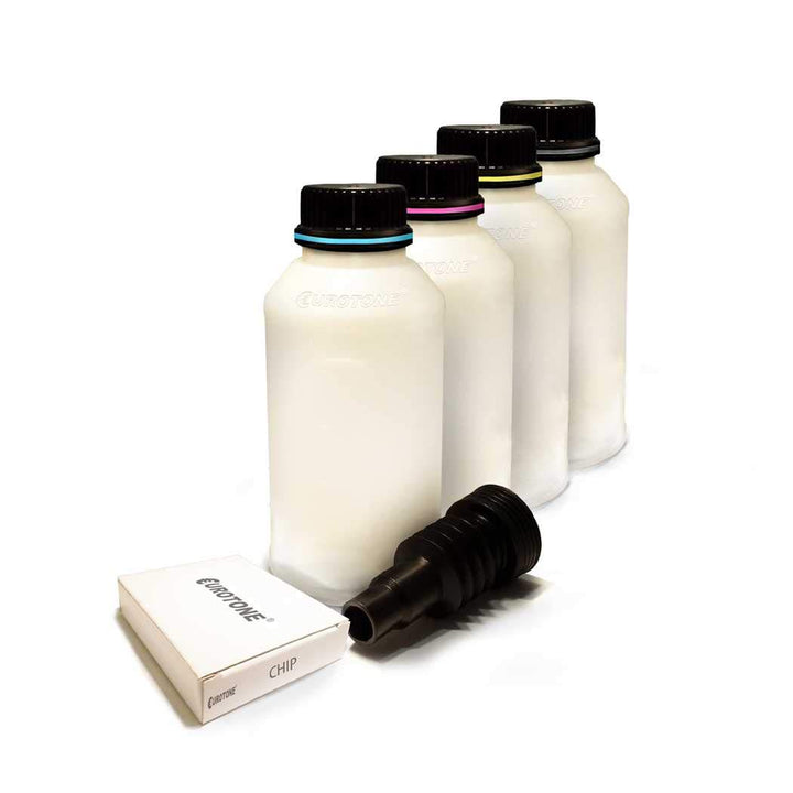 4X Müller Printware XXL Nachfüll Toner + Chips für Lexmark CS 310 410 510 de dte DN n dtn füllt 702H
