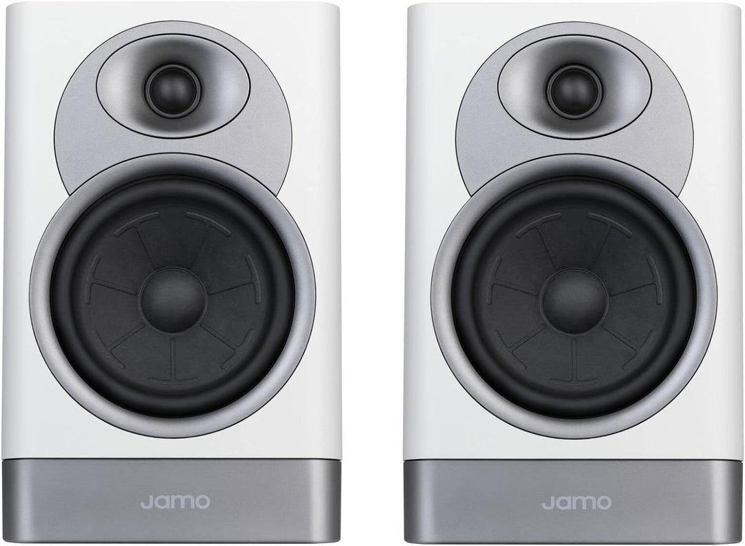 Jamo S7-15B Pair of Bookshelf Speakers Grey Cloud Paar Regallautsprecher mit 14 cm Woofer Grau