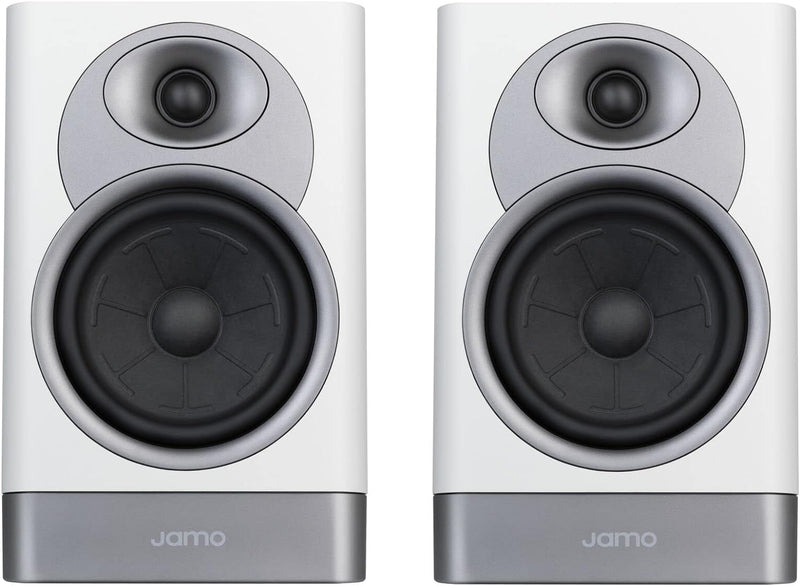 Jamo S7-15B Pair of Bookshelf Speakers Grey Cloud Paar Regallautsprecher mit 14 cm Woofer Grau