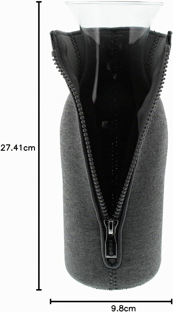 EVA SOLO – Kühlschrankkaraffe | skandinavisches Design | 1 Liter - 1.0l| Borrosilikat-Glas, Edelstah