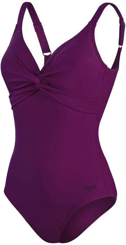 Speedo Brigitte Badeanzug Damen 36 Violett, 36 Violett
