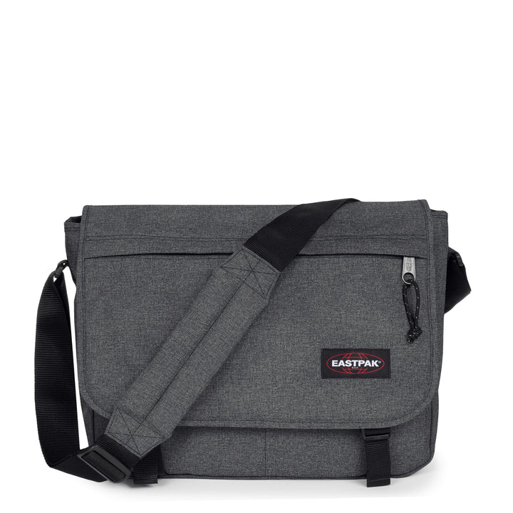 EASTPAK Delegate + Messenger Bag, 38 cm, 20 l Black Denim, Black Denim