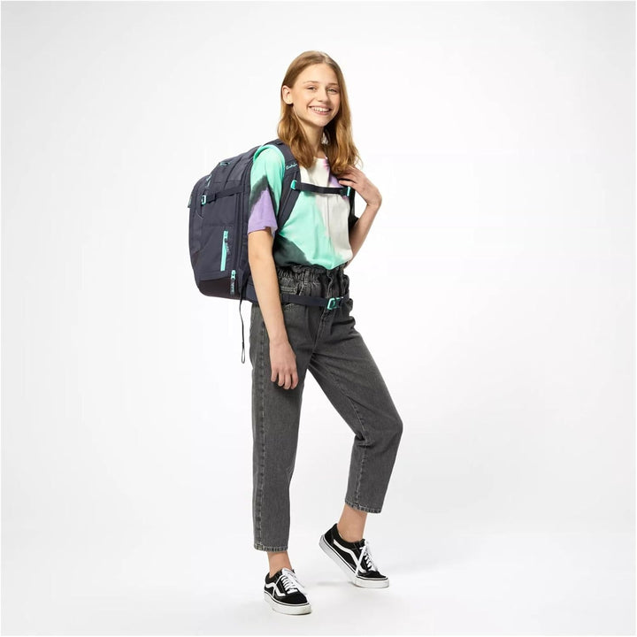 Satch Schulrucksack Match Einheitsgrösse Mint Phantom - Grau, Einheitsgrösse Mint Phantom - Grau