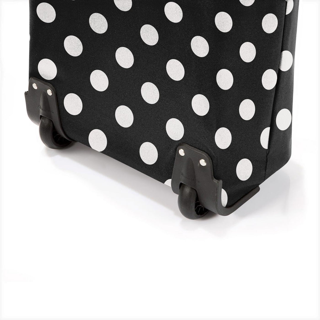 Reisenthel Trolley M Einkaufstrolley Einkaufsroller Einkaufskorb mit Rollen NT, Farbe:Dots White, Do