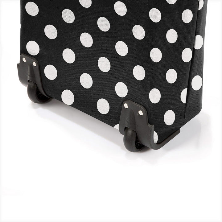 Reisenthel Trolley M Einkaufstrolley Einkaufsroller Einkaufskorb mit Rollen NT, Farbe:Dots White, Do