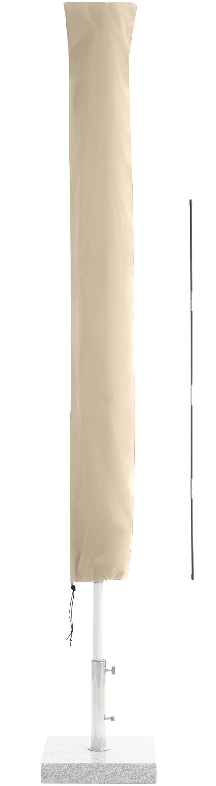 SPRINKS® Sonnenschirm Schutzhülle bis ≤ Ø 300cm - Reissfeste Sonnenschirmhülle mit UV Schutz - Wette