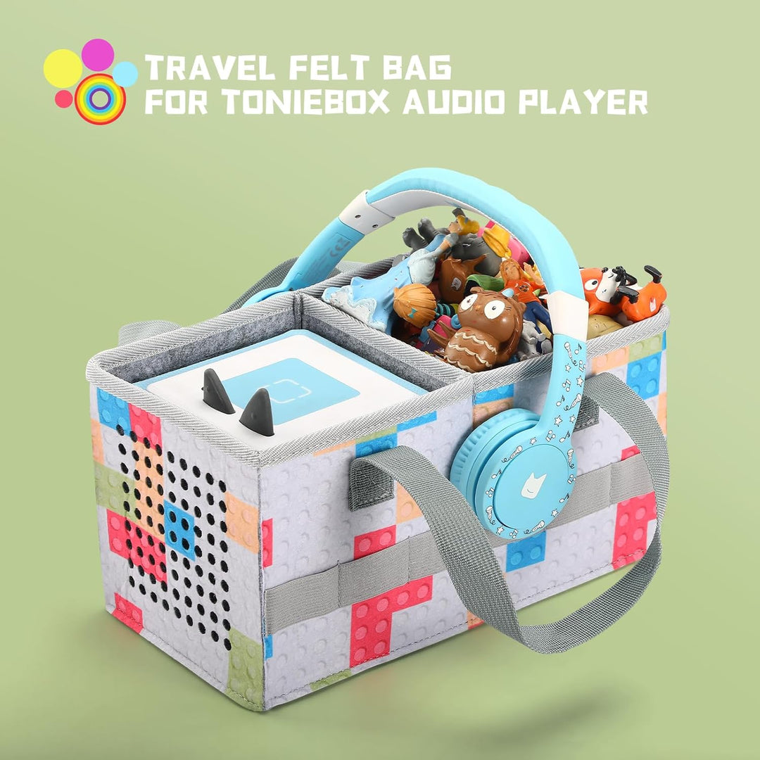 Tasche für Toniebox Starter Set Aufbewahrungstasche für Toniebox Figur, Home Outdoor Handtasche für