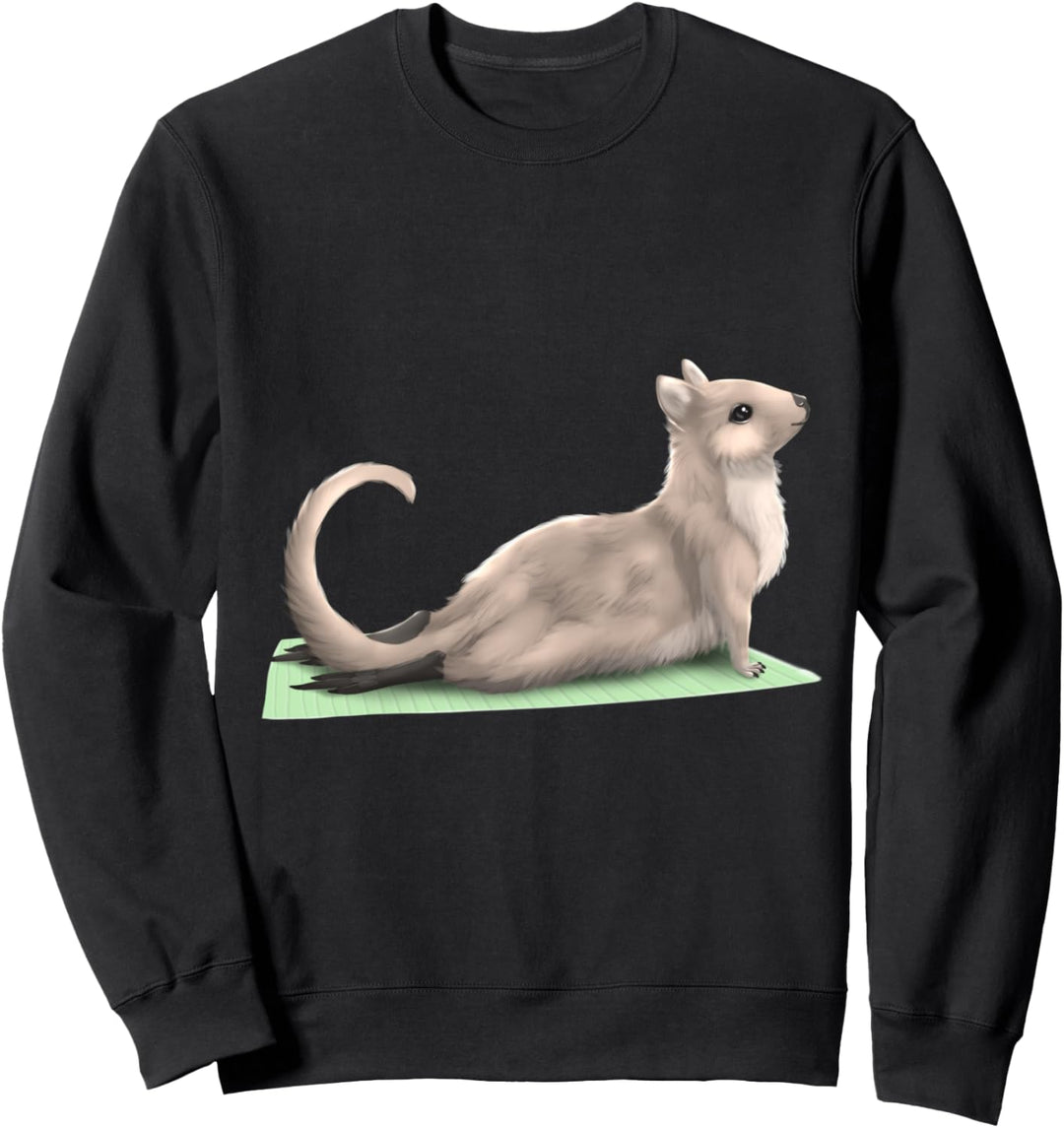 Quokka Yoga Pose Meditation Zen Workout Exercise Cute Sweatshirt
