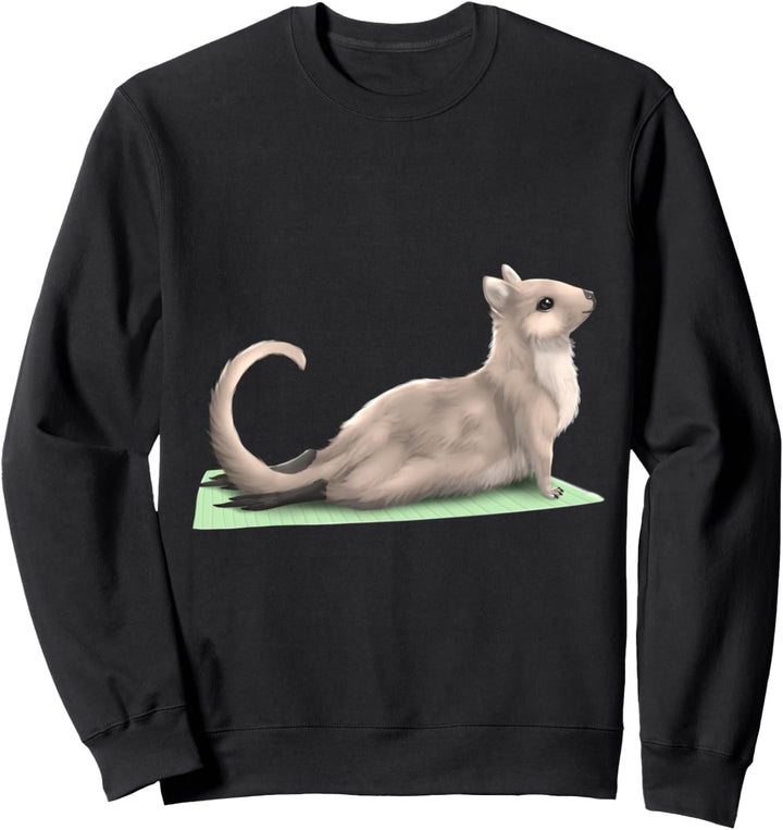 Quokka Yoga Pose Meditation Zen Workout Exercise Cute Sweatshirt