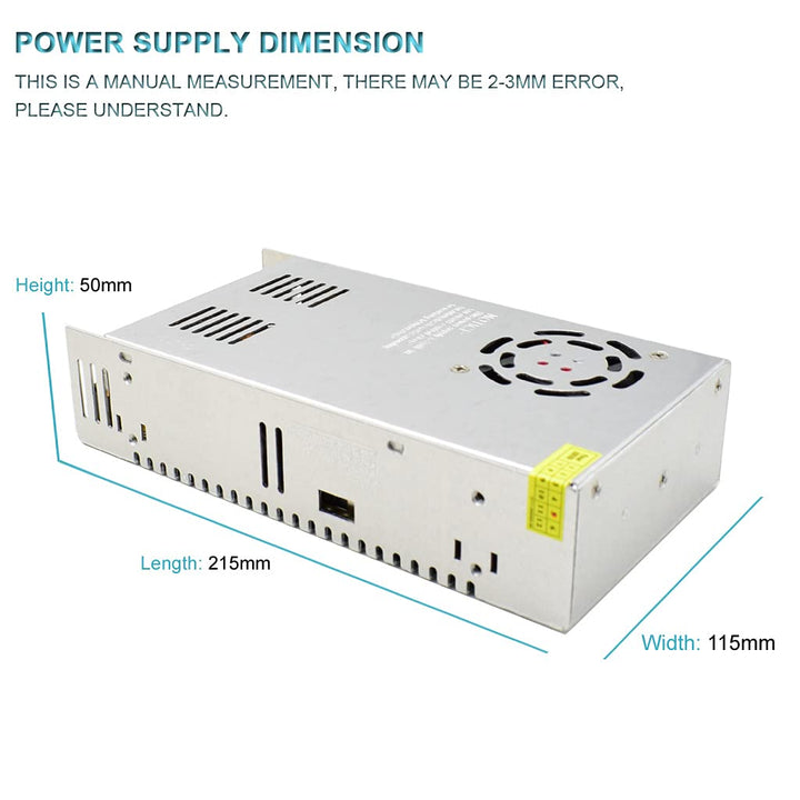 Baiyouli Netzteil 36V 10A 360W Schaltnetzteil Adapter Transformator AC 110V / 220V to DC Schaltwandl