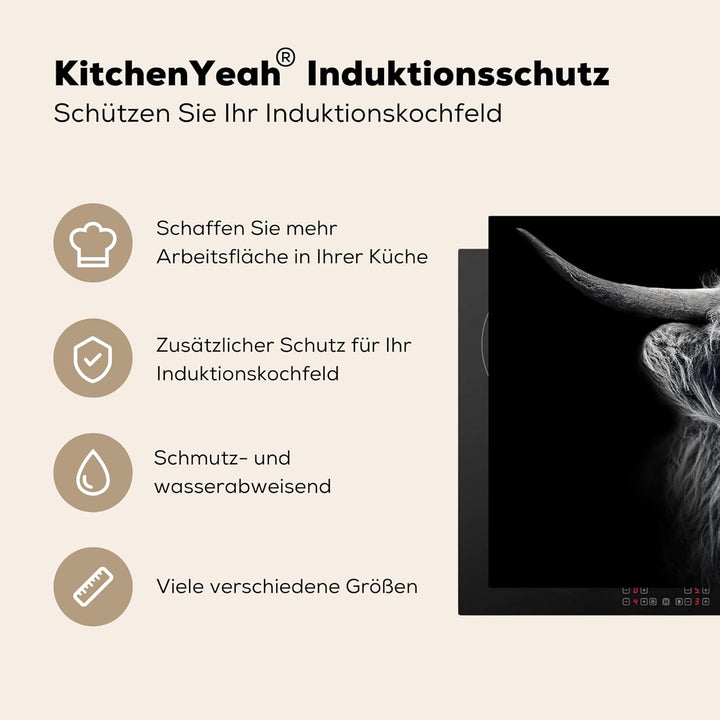 Herdabdeckplatte Einteilig Abdeckplatten Cerankochfeld Abdeckung Ceranfeld Herdplattenabdeckung Indu