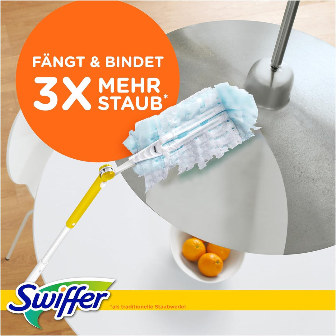 Swiffer Staubmagnet 3x18 Nachfülltücher, Fängt Und Schliesst 3-mal Mehr Staub Und Haare Ein Als Herk