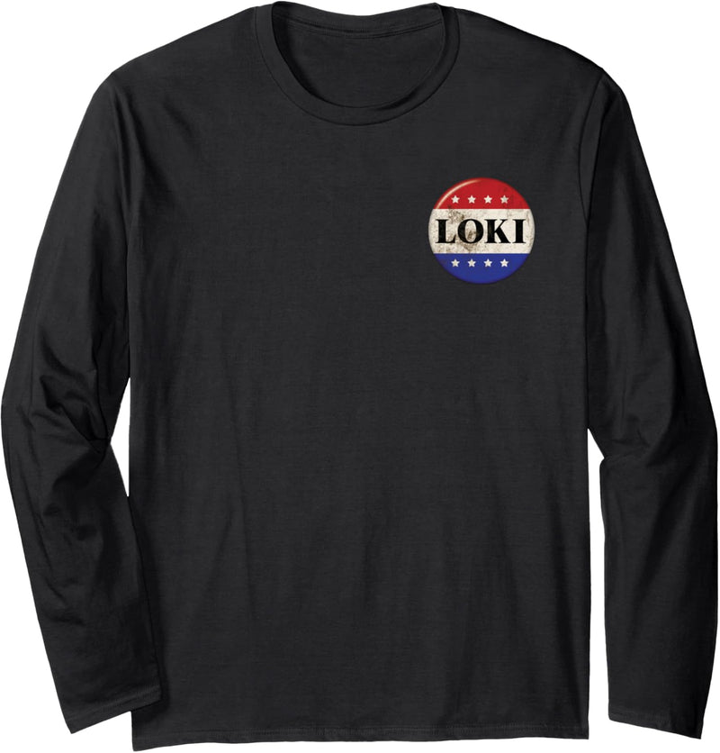 Marvel Loki President Loki Small Button Langarmshirt