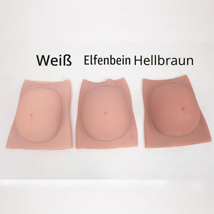 EQAIWUJIE Künstlicher Schwangerschaftsbauch aus Silikon, für Film und Fernseher, Requisiten für Cosp