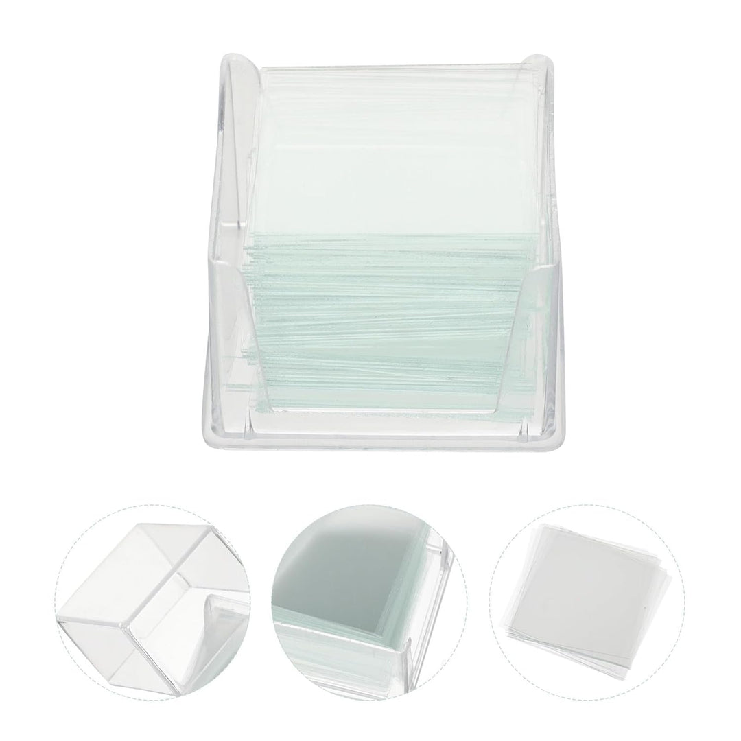 1000 Stück Mikroskop Deckgläser 22X22mm Quadratische Labor Glasabdeckungen aus Optischem Glas Kanten