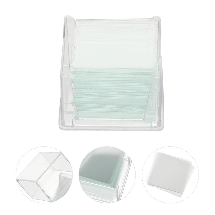 1000 Stück Mikroskop Deckgläser 22X22mm Quadratische Labor Glasabdeckungen aus Optischem Glas Kanten