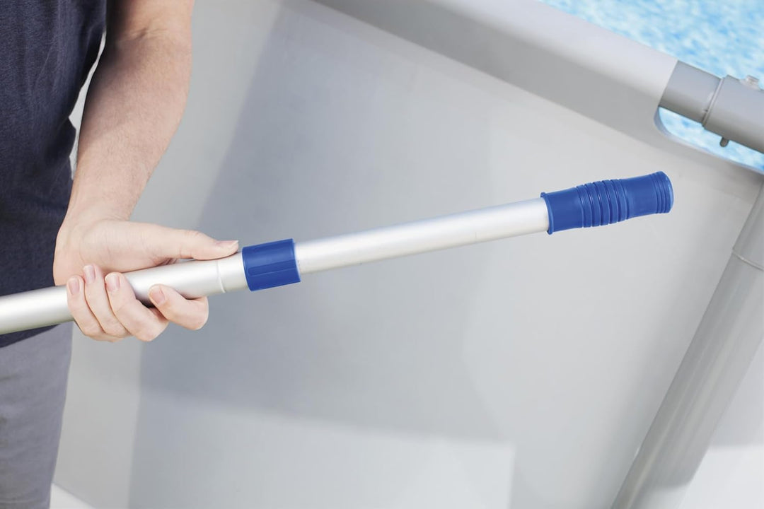 Bestway Flowclear Teleskop-Haltestiel für Flowclear Poolreinigungs-Accessoires, ab 18 Jahren, Enthäl