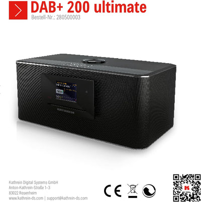 Kathrein DAB Plus Radio I Internet Radio mit CD-Player I Digitalradio DAB+ u. UKW I WLAN Radio mit B