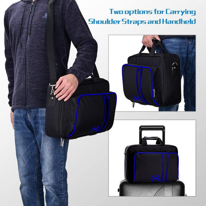 G-STORY Tasche,Transporttasche,Tragetasche kompatibel mit PS5 Konsolen mit Reissverschlüsse aus Zink