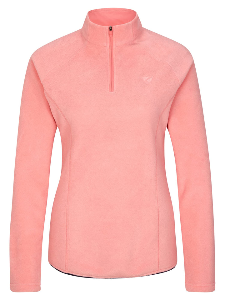 Ziener Damen Jemila Skipullover, Skirolli, Funktions-Shirt | Langarm, atmungsaktiv, Fleece, warm (1e