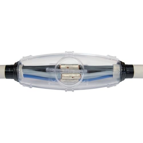 ViD Giessharz-Verbindungsmuffe I-Form 211x71x60mm | Kabel-Ø 10-31mm; gerade Verbindung: 5x 25mm² GCI