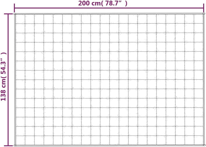 SKM Gewichtsdecke Grau 138x200 cm 6 kg Stoff, Weight: 6.4 kg, 350718 Grau 138 x 200 cm,6 kg, Grau 13